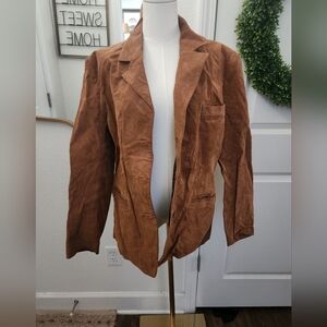 Brown Suede Women's Jacket